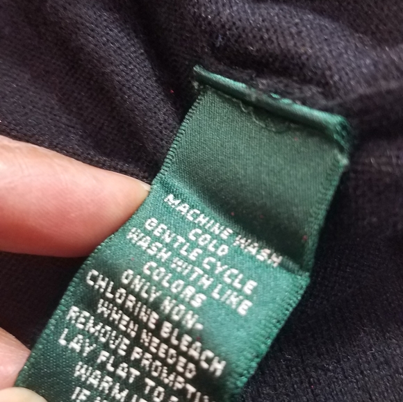 Black gold trim Ralp Lauren knit top - Picture 11 of 14